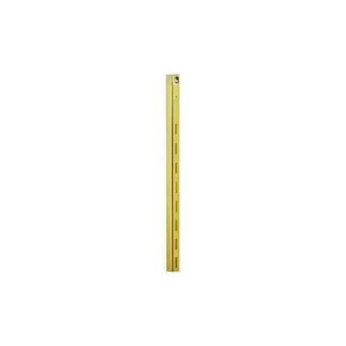 80 Series 72 In. Brass Adjustable Shelf Standard