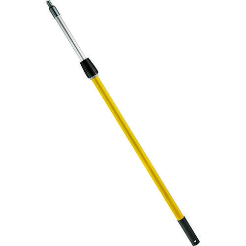 Extension Pole, 6 to 12 ft L, Fiberglass Handle Yellow