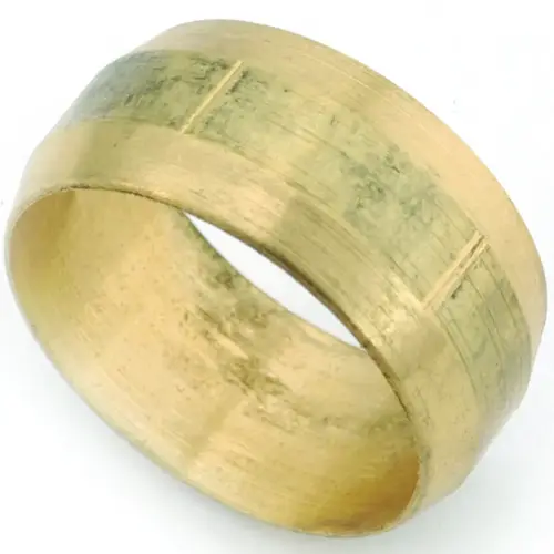 Anderson Metals 730060-10-XCP10 Pipe Sleeve, 5/8 in Compression, Brass - pack of 10