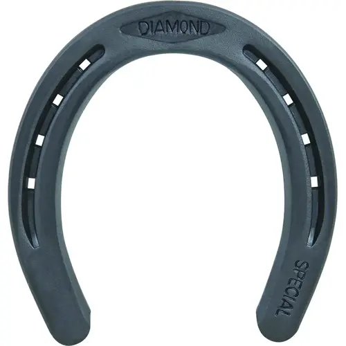 DIAMOND FARRIER CO DS2B Horseshoe, 1/4 in Thick, #2, Steel - pack of 20
