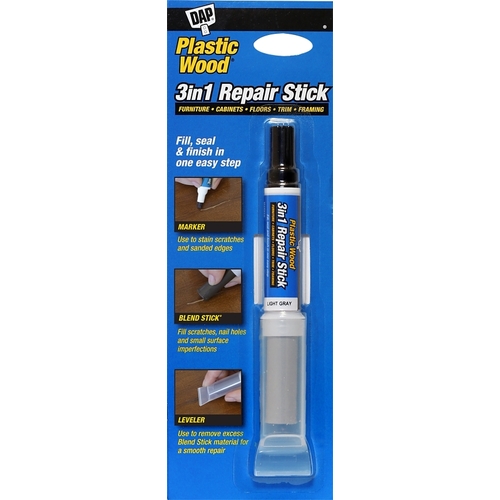 3-in-1 Repair Stick, Solid (Blend Stick), Liquid (Marker), Light Gray, 0.4 oz