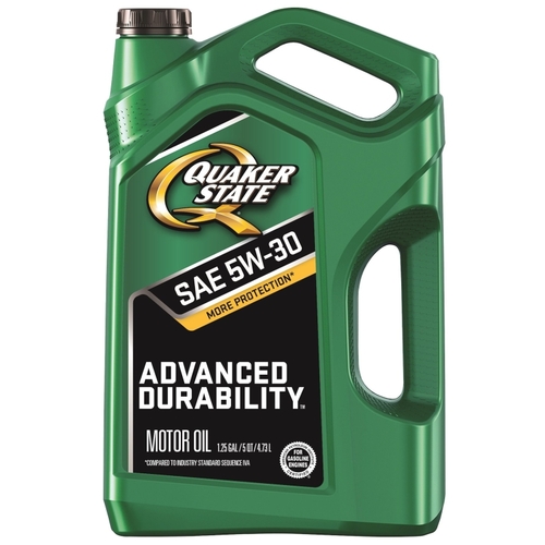 QUAKER STATE 550044963 Ultimate Durability Motor Oil, 5W-30, 5.1 qt Bottle