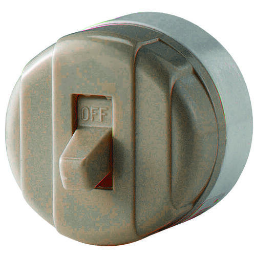 Eaton 735B-BOX Switch, 10/5 A, 125/250 V, Plastic Housing Material, Brown