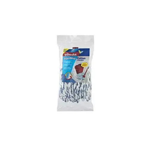 SuperMop 153040 Mop Refill, Cotton/Microfiber