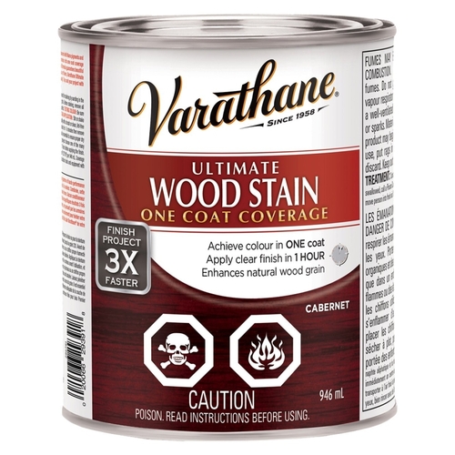 Varathane 286781 Wood Stain, Cabernet, Liquid, Can