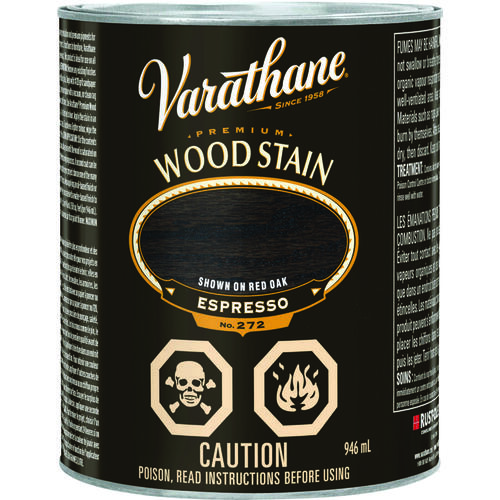 Varathane 258764H Wood Stain, Espresso, Liquid, 946 mL, Can