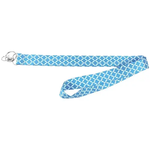 2GO Series Lanyard, 1 in W, Nylon, Blue, Clip End - pack of 300