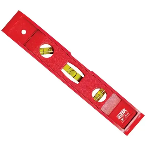 Torpedo Level, 9 in L, Magnetic, Polycarbonate