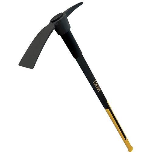 Pick Mattock, Fiberglass Handle, 2.5 lb Black/Yellow