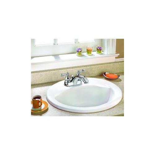 Ravenna Series Countertop Sink, 21.68 in OAW, 9.12 in OAH, 18.68 in OAD, Vitreous China