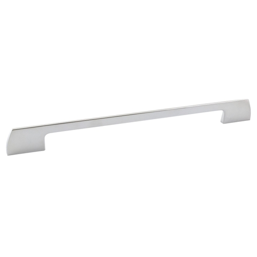 Drawer Pull, 12-5/8 in L Handle, 1-1/4 in Projection, Metal, Chrome