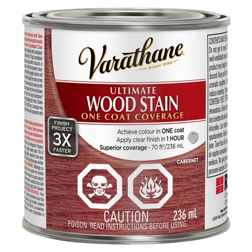 Varathane 302974 Wood Stain, Cabernet, Liquid, Can