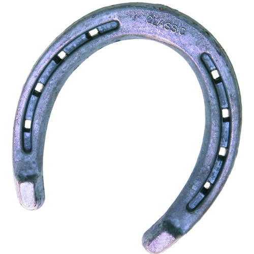 DIAMOND FARRIER CO DC00HB Horseshoe, 1/4 in Thick, #00, Steel