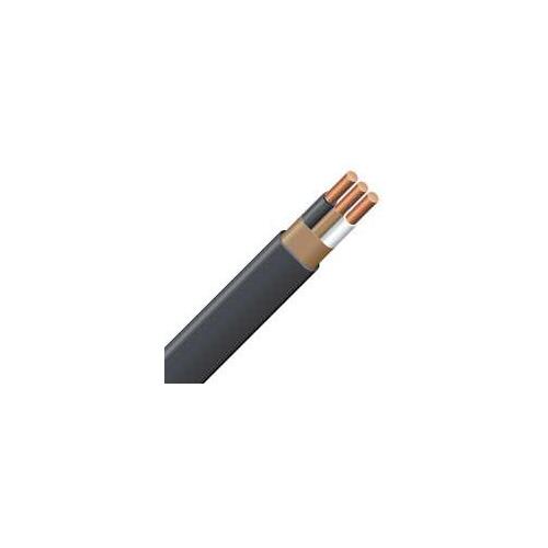 Sheathed Cable, 8 AWG Wire, 2 -Conductor, 500 ft L, Copper Conductor, PVC Insulation