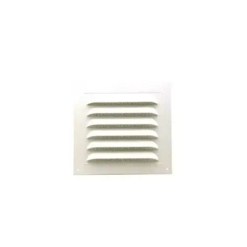 Gable Vent, 13.848 in L, 10.862 in W, Polypropylene, White