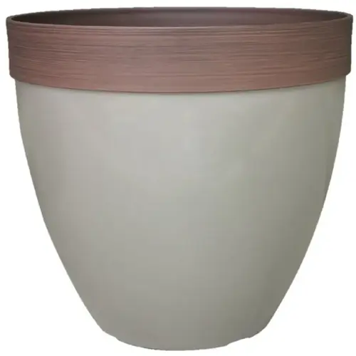 Hornsby Planter, Resin, Taupe