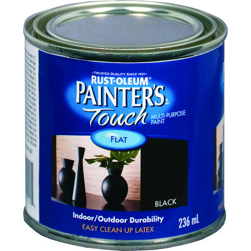 PAINTER'S Touch Brush-On Paint, Flat, Black, 236 mL Can