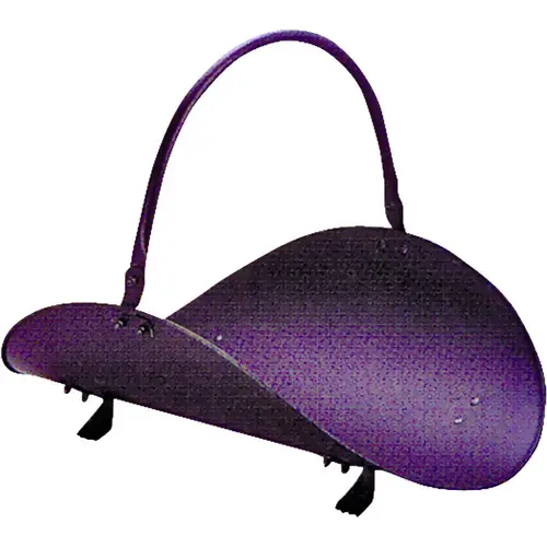 Basket Holder, 13 in W, 13 in D, 14-1/2 in H, Steel Base, Powder Coated, Black color