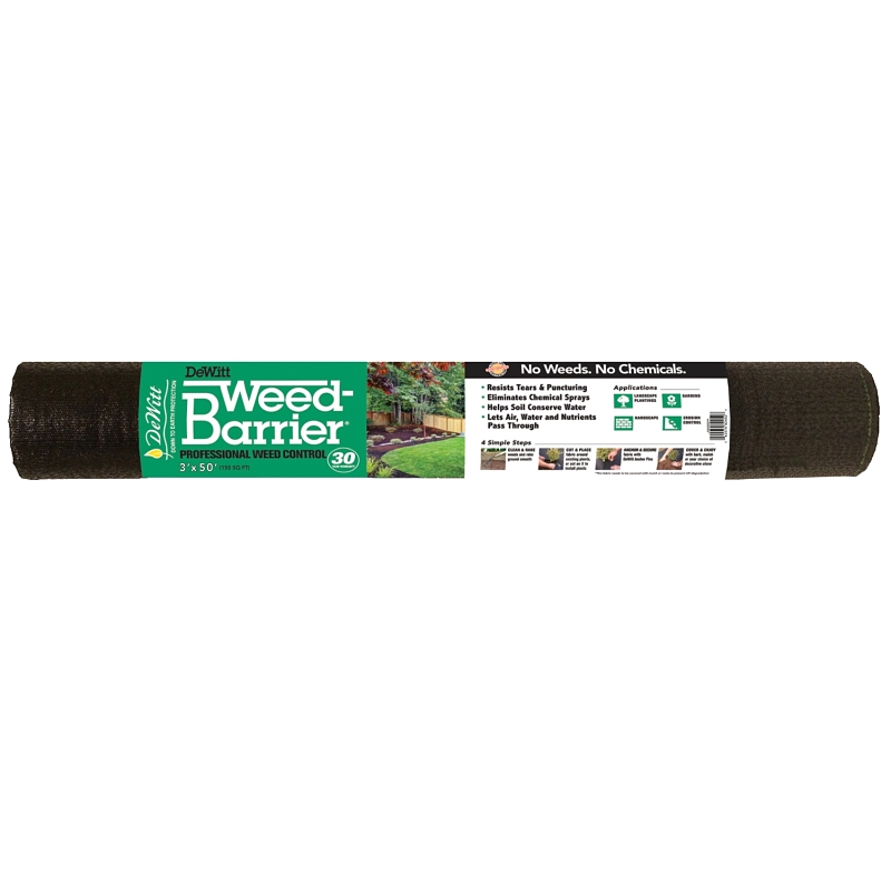 DEWITT COMPANY INC DWB30350 BARRIER WEED 30YR BLACK 3X50FT