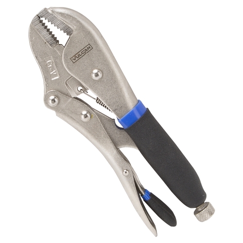 Locking Plier, 7 in OAL, Molded Grip Handle