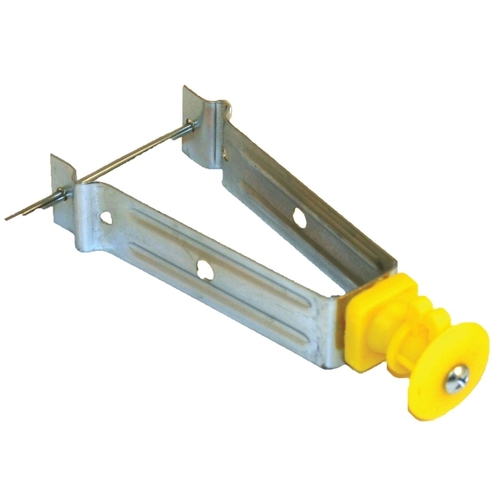 Zareba ICLXY-Z Chain-Link Insulator, Aluminum/Polywire/Steel, Plastic, Yellow - pack of 10