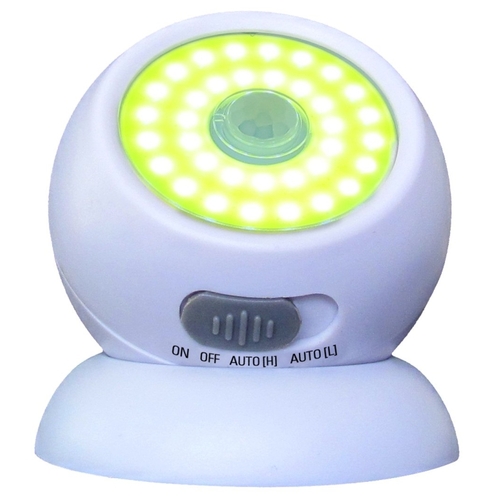 Night Owl Swivel Light, AAA Battery, 35-Lamp, LED Lamp, 250 Lumens