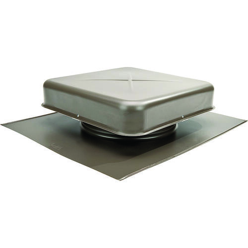 ol Static Vent, 16-5/8 in OAW, 60 sq-in Net Free Ventilating Area, Aluminum, Weathered Bronze