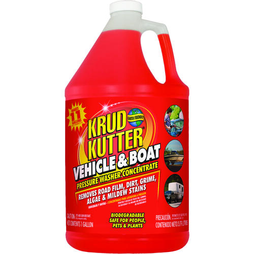 Krud Kutter VB014 Vehicle and Boat Cleaner, Liquid, Mild, 1 gal Bottle