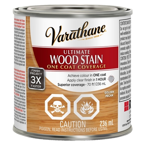Varathane 302971 Wood Stain, Golden Pecan, Liquid, Can