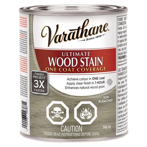 Varathane 286777 Wood Stain, Sun Bleached, Liquid, Can