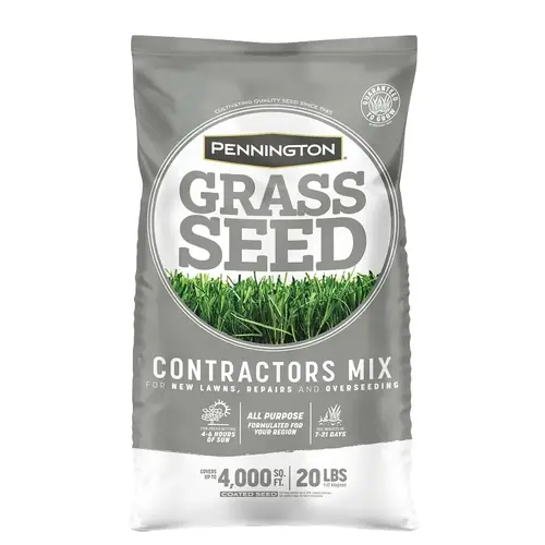 Contractors Mix Grass Seed, 20 lb