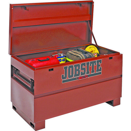 Jobsite Series 638990 Heavy-Duty Contractor Chest, 19.3 cu-ft, 24 in OAW, 27-3/4 in OAH, 60 in OAD, Steel, Brown