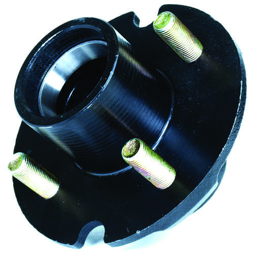 Trailer Hub, 1250 lb Withstand, 4 -Bolt, 4 x 4 in Dia Bolt Circle