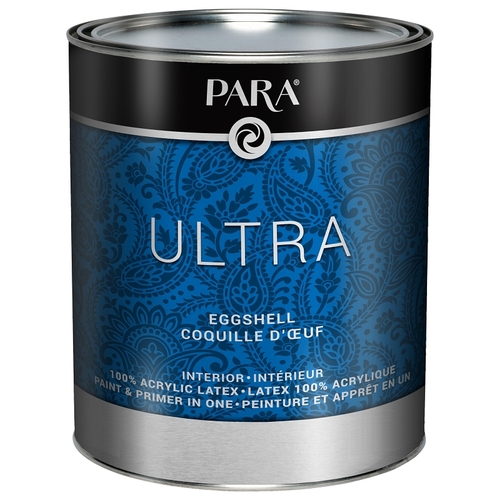 PARA PR0048094-14 Ultra 8090 8094-14 Interior Paint, Eggshell, 1 qt Pastel Base