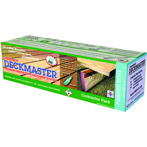Grabber Construction DMP175-100 Deckmaster Series Hidden Bracket, Powder-Coated - pack of 100