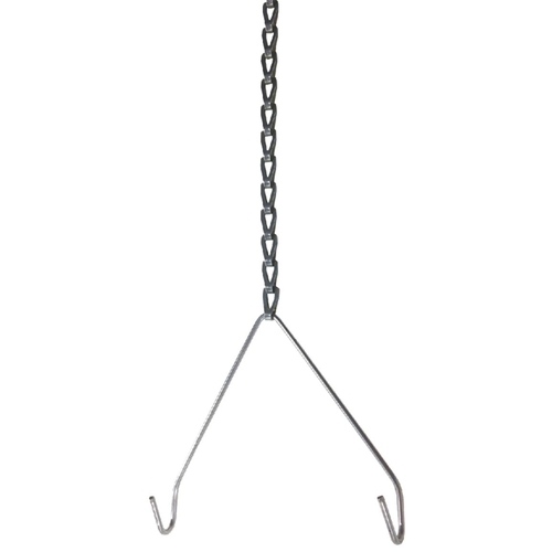 Metalux HBAYC-8-U V-Hangers Chain and S-Hook, Hook Style, Metal, For: HBL High Bay Fixtures