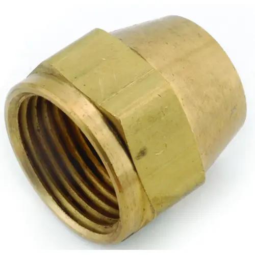 Nut, 3/4 in, Flare, Brass - pack of 5