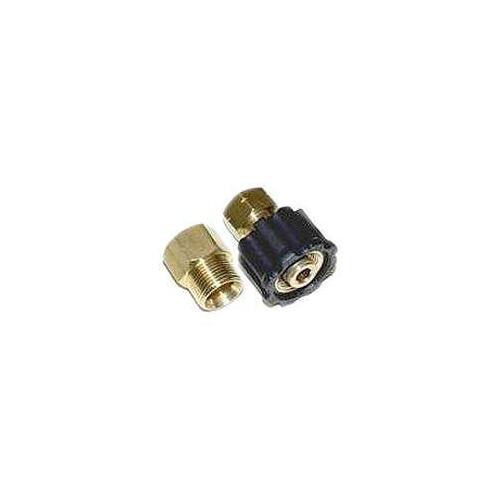 Screw Connect, 3/8 in Connection, FNPT x M22, Brass