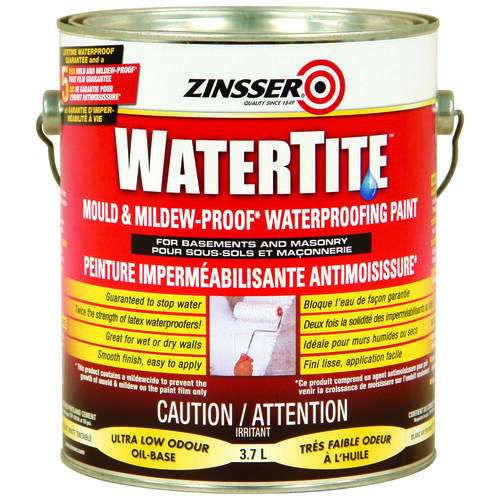 WATERTITE Waterproofing Paint, Liquid, White, 3.7 L - pack of 2