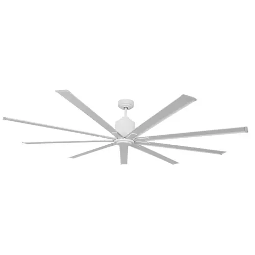 Big Air ICF96WLWH Ceiling Fan, 110 V, 6-Speed, 13,000 cfm Air, White