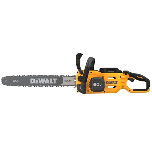 Brushless Chainsaw, 60 V Battery, Lithium-Ion Battery, 17 in Cutting Capacity, 20 in L Bar/Chain