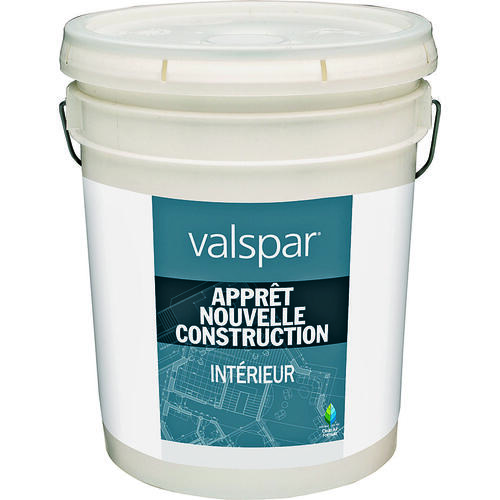 General Purpose Interior Construction Primer, 5 gal Pail, Liquid, White