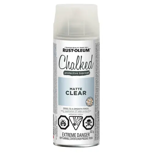 Protective Topcoat, Matte, Clear, 340 g, Aerosol Can