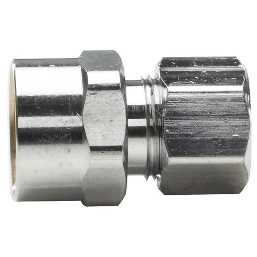 Straight Connector, 1/2 x 3/8 in, Sweat