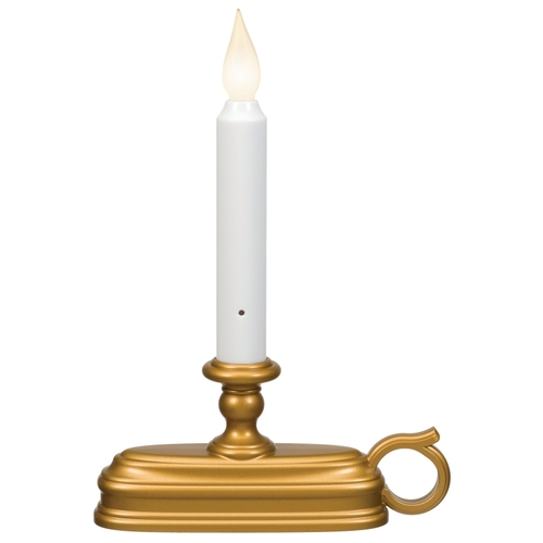 XODUS INNOVATIONS LLC FPC1325B Candle, C Alkaline Battery, LED Bulb, Antique Brass Holder