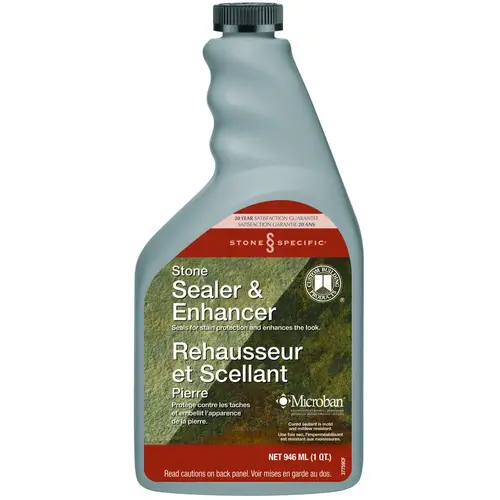 StoneSpecific Stone Enhancer and Sealer, Liquid, Milky White, 946 mL Bottle