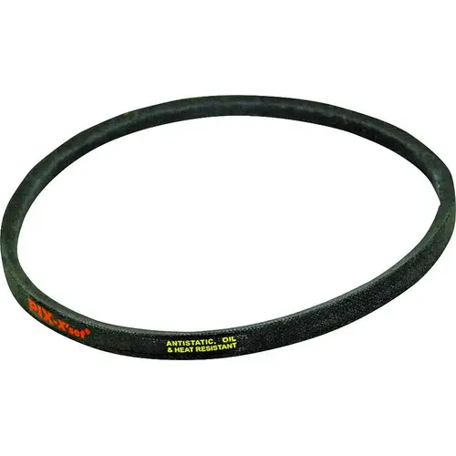 V-Belt, 3/8 in W, Black