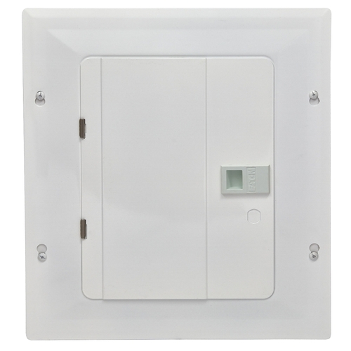 Load Center, 125 A, 12 -Space, 12 -Circuit, Non-Combination, Plug-In Main Lug, Type BR, White