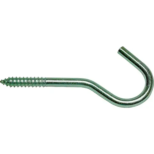 ProSource LR313 Ceiling Hook, 50 lb Working Load, Steel, Silver, Zinc