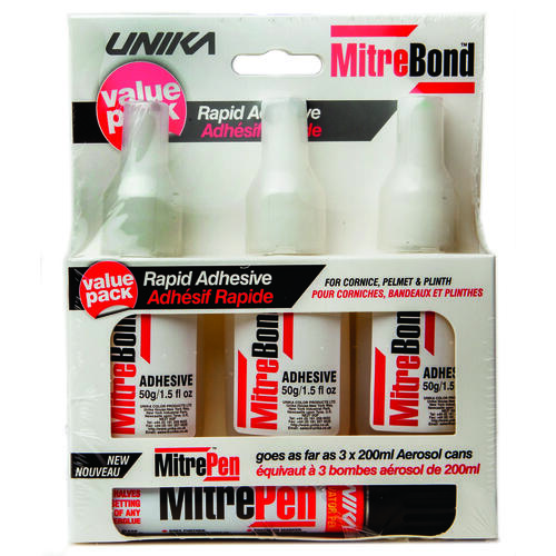 MitreBond AG616.4CR 3 50G Instant Adhesive, 50 g Bottle